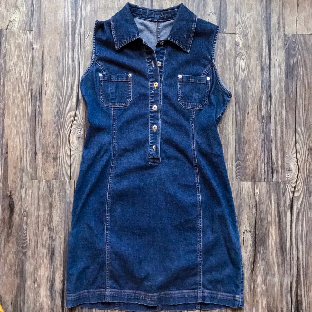 Woman’s Denim Button Up Dress